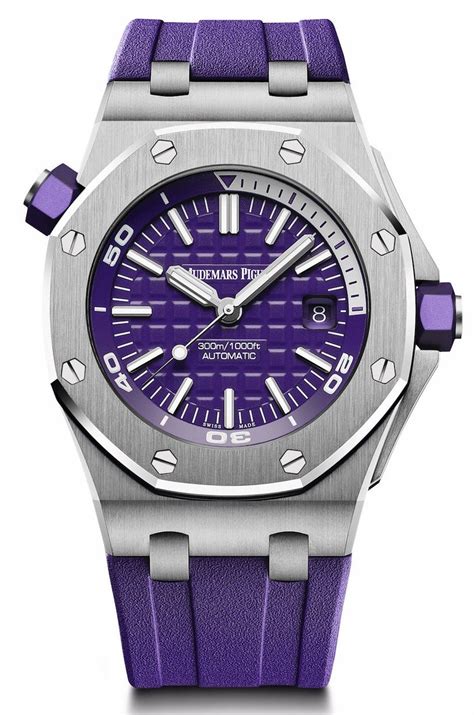 Audemars Piguet Royal Oak Offshore rare purple dial triple for 